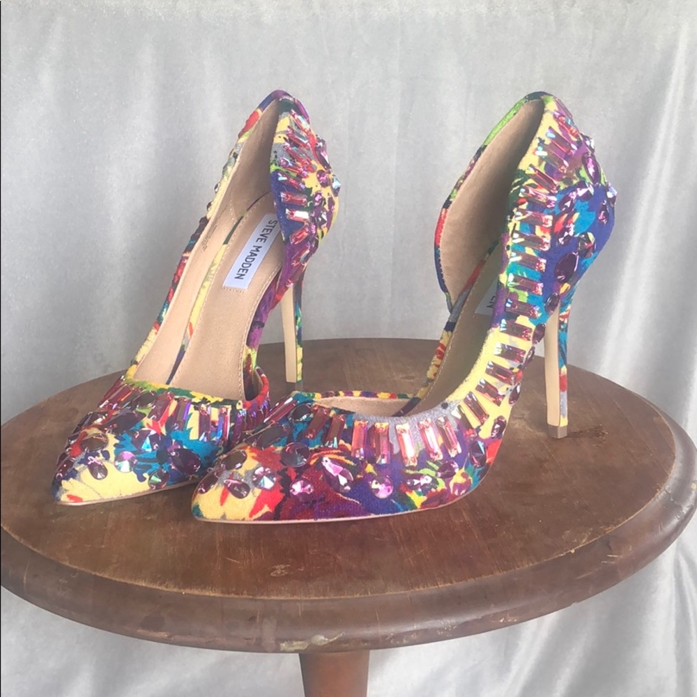 Steve Madden Galactik Bright Multi Size 7 1/2
